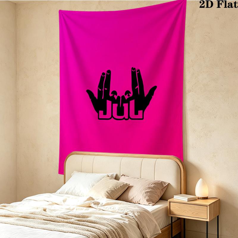 Jul C'Est Pas Des Lol Wall Tapestry Aesthetic Wall Hanging Printed Fabric Blanket Decorative Tapestries For Bedroom Living Room Home Decor