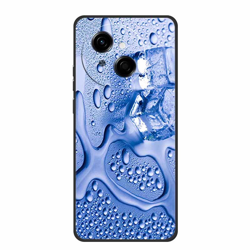 Чехол для телефона Tecno Spark 40C 6,67" Модные фото Черный силиконовый Мягкий ТПУ Чехол-накладка для Tecno Spark 40C Чехлы 40 C Coque