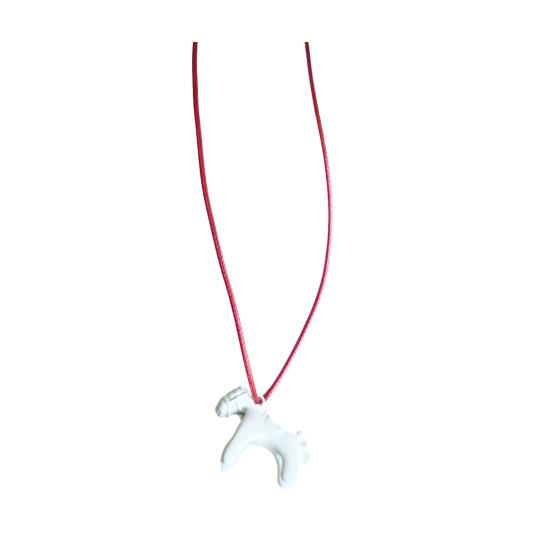 3D Подвеска в виде лошади, Эмалевое ожерелье с мини-подвеской в виде лошади, Милое ожерелье с длинной цепочкой в виде лошади, Подарок для мужчин, женщин, любителей лошадей