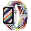 Nylon Fabric Band for Apple Watch Series 8 7 6 SE 5 4 3 38 40mm 42mm 44mm 41MM 45MM 49 Ultra Braided Solo Loop Strap for Iwatch