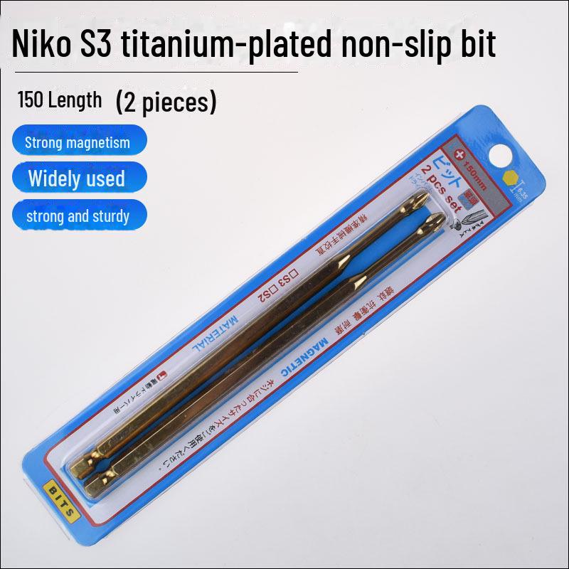 Противоскользящая ударная отвертка с прочной магнитной крестообразной головкой и зубчатой пневматической отверткой Ручная дрель