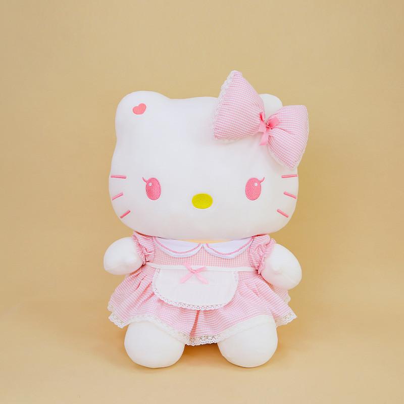 Hello Kitty Plushie With Short Plush Fabric For Bedroom And Playroom