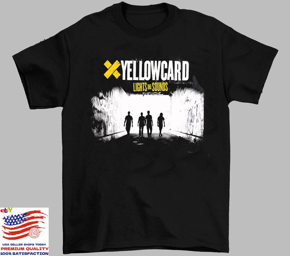 Футболка унисекс Yellowcard Музыкальная группа Свет и Звуки