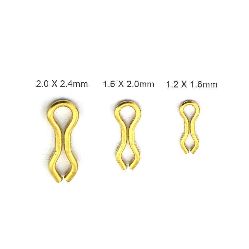 3000 шт., кольцо Bimoo, аксессуары для рыбалки на карпа, поводок для волос, свинцовый замок, 1,2*16 мм, 1,6*20 мм, 2,0*24 мм