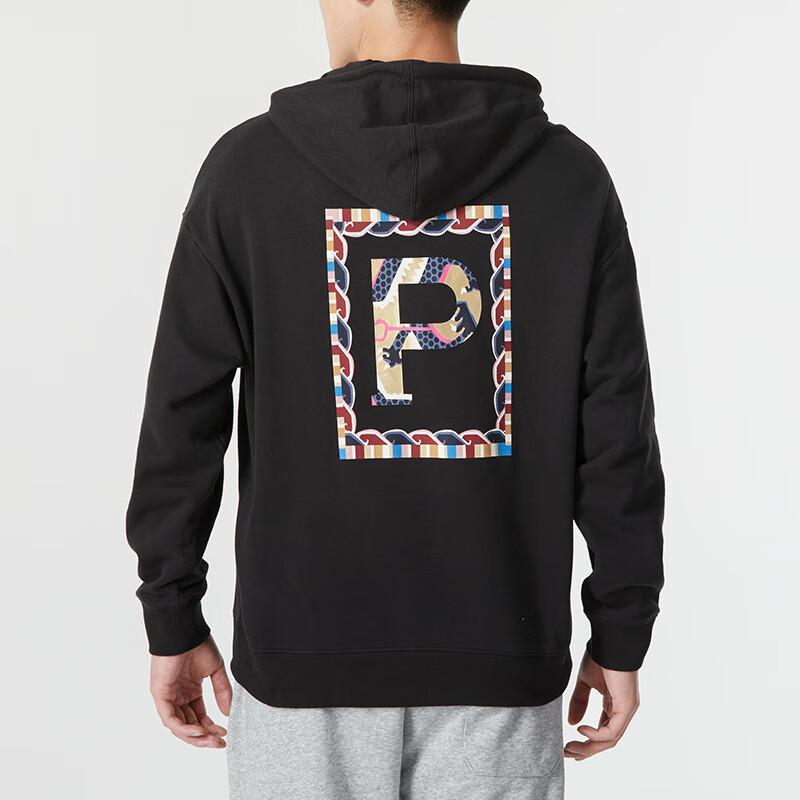Puma Cny Год Дракона Серия Письменный Принт Бег Фитнес Тренировки Толстовка Унисекс толстовки Черный 625833-01