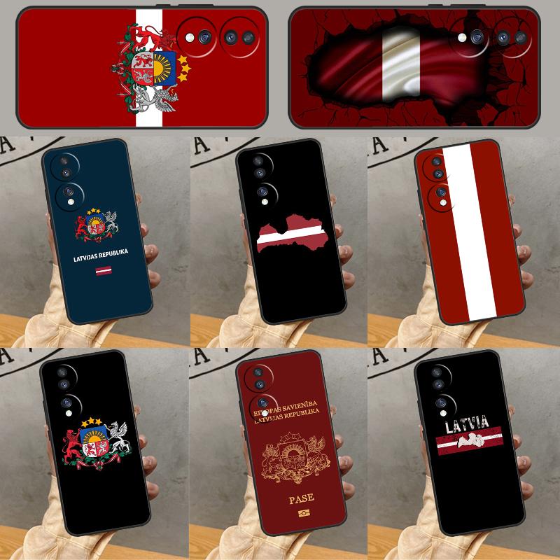 Чехол Флаг Латвии Для Honor Magic 7 5 6 Lite Pro Honor 200 Pro 50 70 90 X9b X9a X8b X8a X8 X9 X9c Обложка