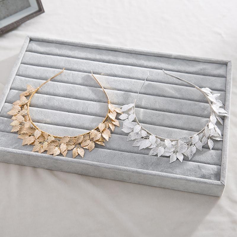 Винтажная повязка на голову ручной работы из листового золота для женщин, свадебный головной убор, аксессуары для волос, свадебные украшения для волос на лбу, головной убор