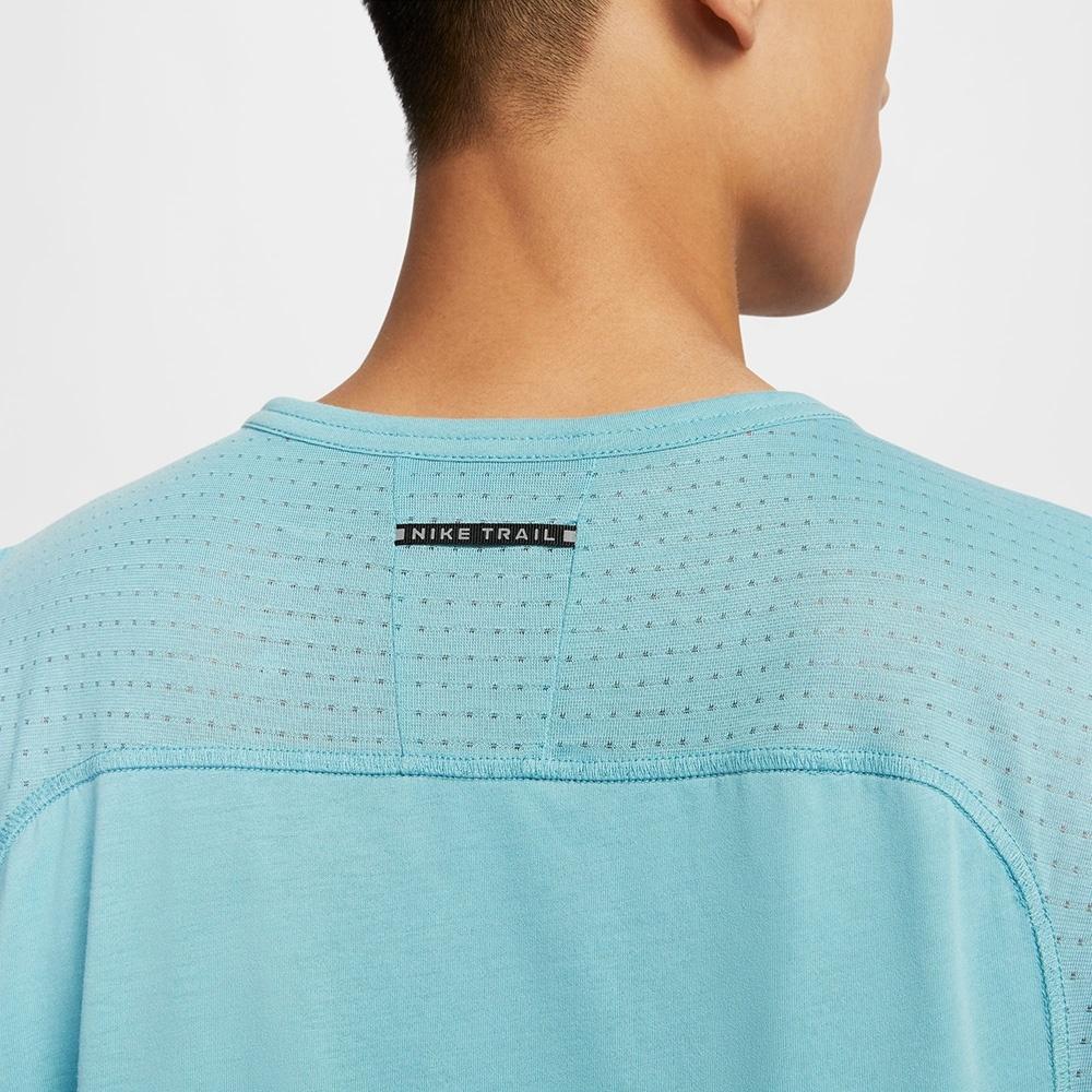 Nike Беговая майка Trail Solar Chase Dri-FIT Азиатский размер S 'Denim Teal' Мужская FN3310-464