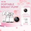 Dr.isla Double Electric Breast Pumps Powerful Nipple Suction USB Electric Breast Pump with Baby Milk Bottle Cold Heat Pad Nipple