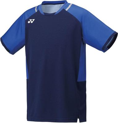 Мужская футболка Yonex с коротким рукавом, игровая, темно-синяя, M, (554)