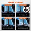 1000set Self-locking Nylon Cable Tie Buckle - Heavy Duty Pin & Button Zip Ties Car Repair Fastening Strap