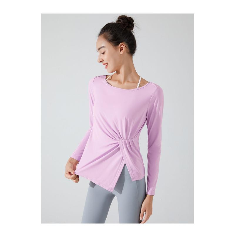 Женский осенний топ для йоги с длинным рукавом Slim Fit