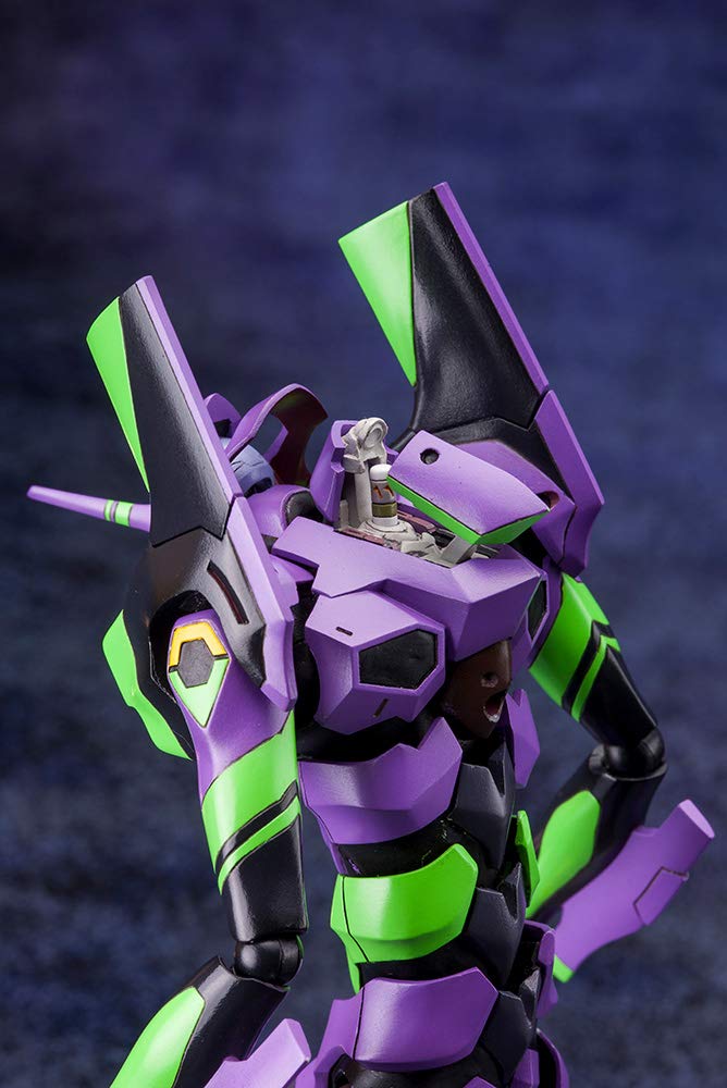 Kotobukiya Shin Evangelion Movie Version Evangelion Unit 01 с копьем Кассия Высота 190 мм Масштаб пластиковой модели Цвет литья KP618X приблизительно. 1/400