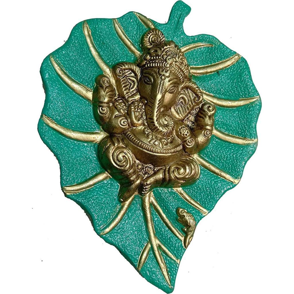 Patta Ganesha Wall Hanging Decorative Showpiece for Home Décor, Living Room, Pooja Room,Temple and House Warming Gift