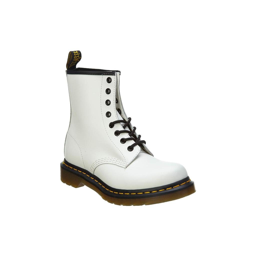 (WMNS) Dr. Martens 1460 Smooth Leather Lace Up Boots 'White' Women's 11821100