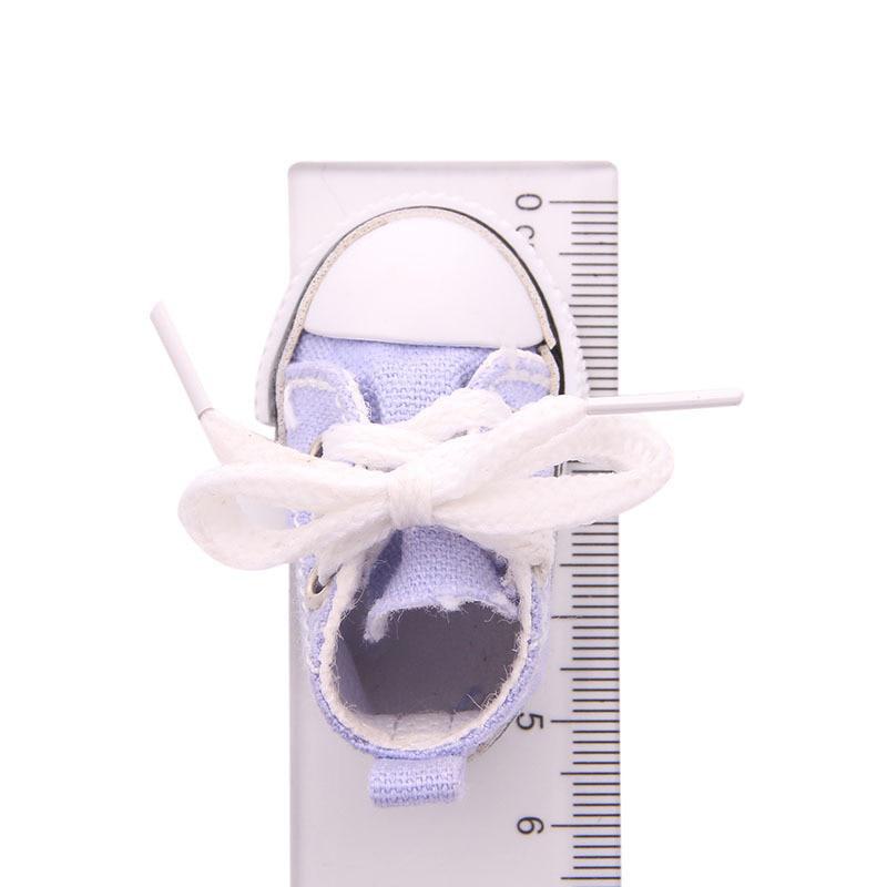 1 пара, 5 см 1/6, джинсовая ткань ручной работы, обувь для кукол, 18 дюймов, милая мини-кукла, игрушечные аксессуары, разноцветные