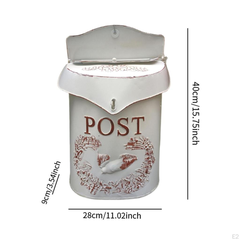 Настенный почтовый ящик почтовый ящик комментарий железный ностальгический шарм потертый шик для