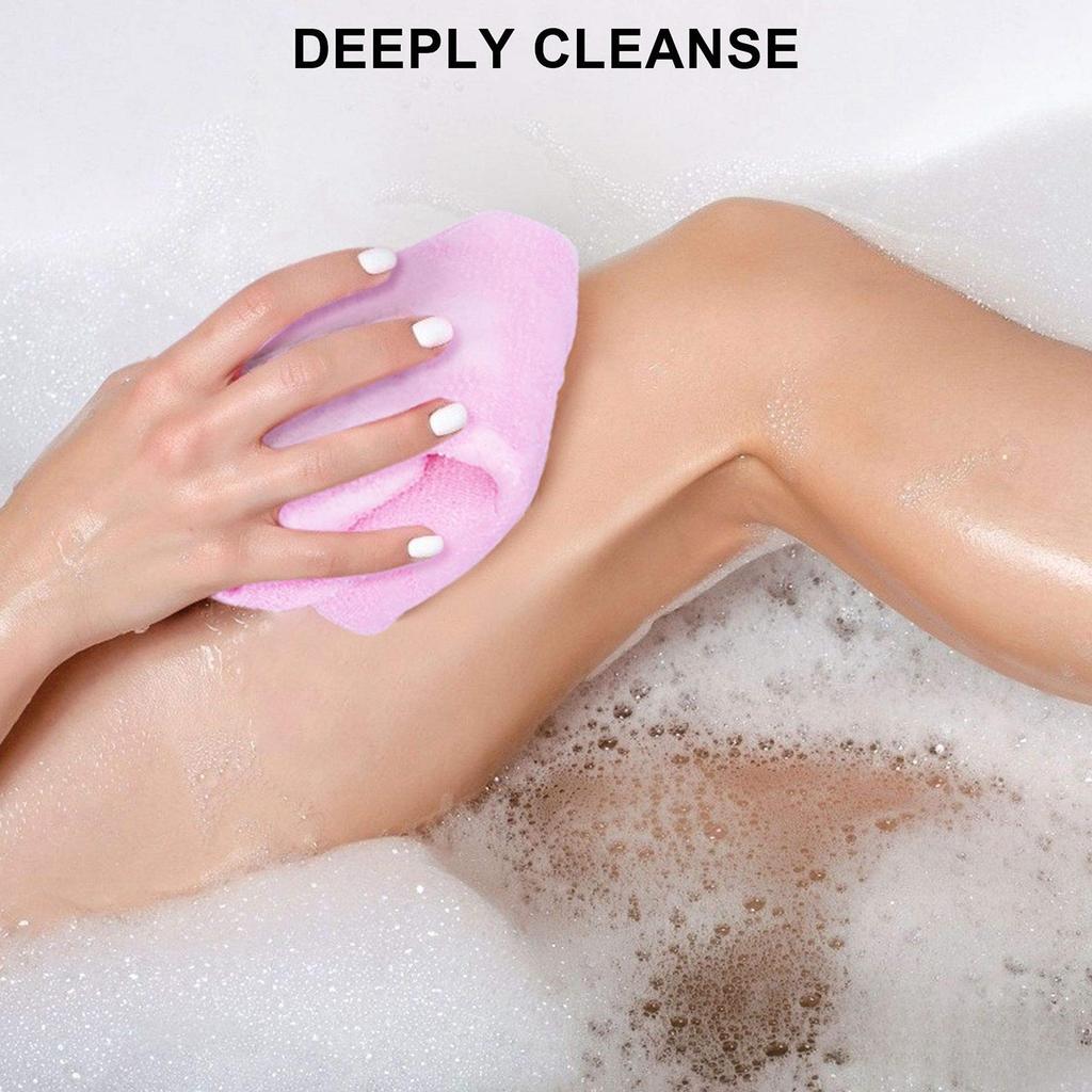 Корейская отшелушивающая мочалка - Африканская сетка, губка для ванны и душа, скребок для спины