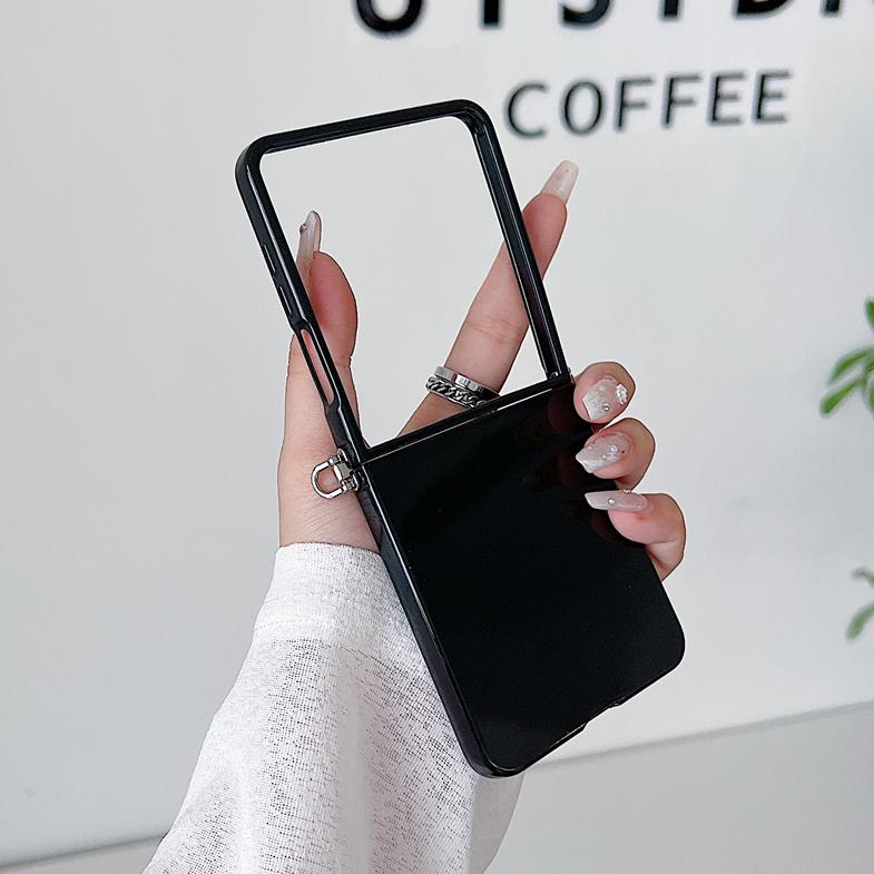 Конфетный однотонный глянцевый чехол для Samsung Galaxy Z Flip 7 6 4 3 Zflip Flip7 Ультратонкий Мягкий ТПУ Ударопрочный Задний чехол