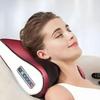 Electric Neck Massager Pillow with Adjustable Heat Compress Cervical Waist Vibration Massage Pillow Rechargeable Neck And Back Kneading Tool