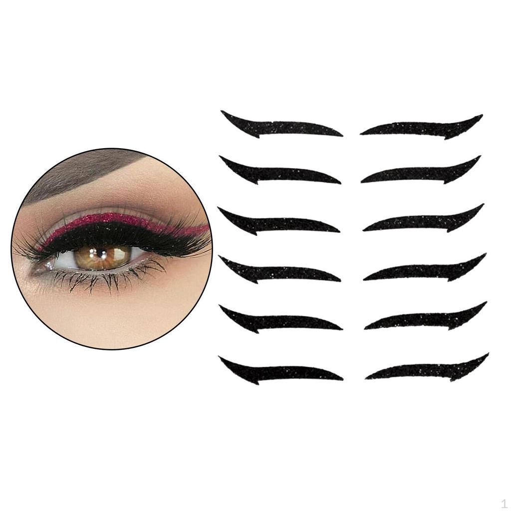 Тени для век, подушечки для трафаретов для подводки глаз — для The Perfect Winged . Многоразовый, простой в использовании