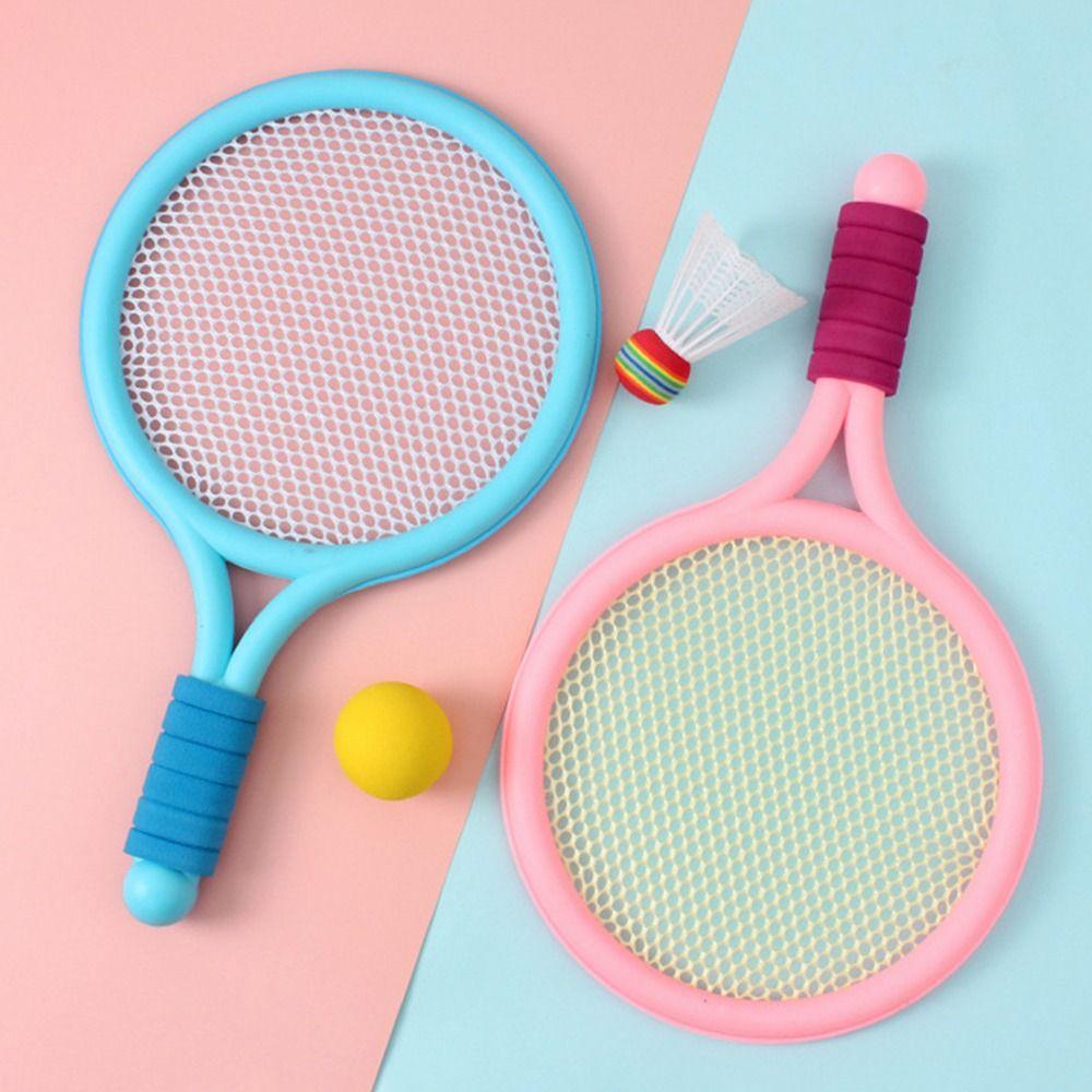 2 In1 Kids Badminton Rackets with 1 Badminton Shuttlecock Tennis Toys Children