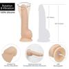 Vibrator - Naked Addiction Rotating & Vibrating Dong 20 cm Vanilla