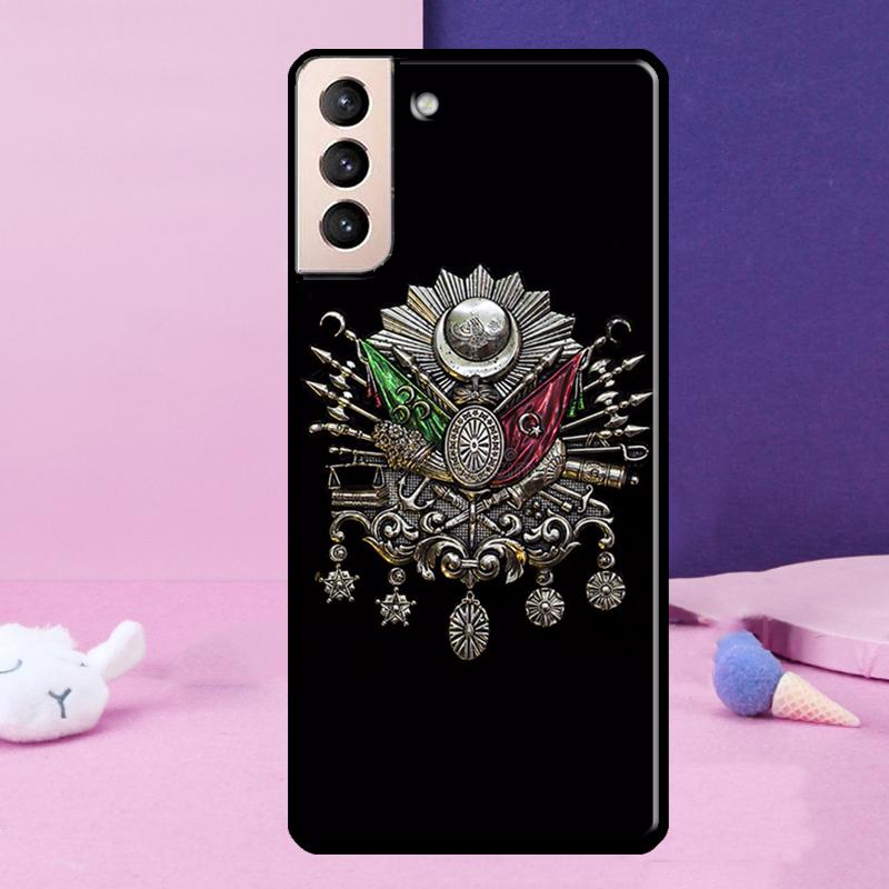 Чехол для телефона с гербом Османской империи для Samsung Galaxy S25 S24 Ultra S9 S10 S20 S21 S22 Plus S23 FE S24 FE