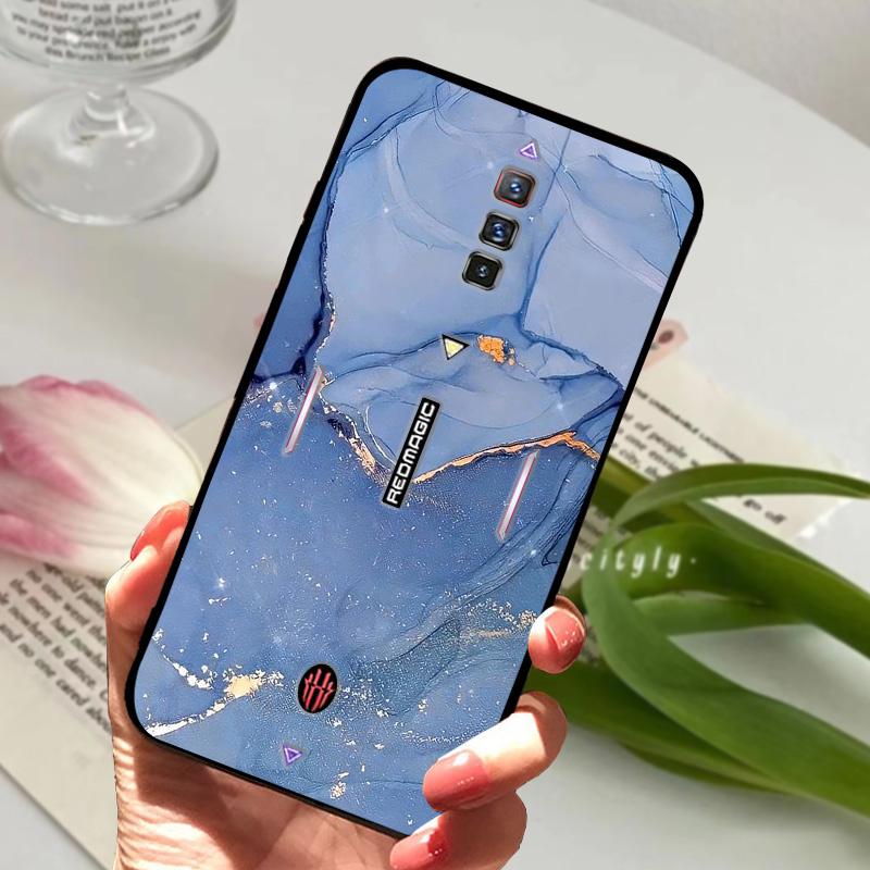 Чехол для ZTE Nubia Red Magic 6 Ударопрочный Мягкий ТПУ Силиконовый Чехол для Телефона Для ZTE Nubia Red Magic 6S Pro Capa Мультяшный RedMagic 6