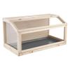 VEVOR Wooden Hamster Cage 1000 x 520 x 505 mm 270 degrees Viewing Hamster Habitat, Chewproof Acrylic Small Animal Cage with Openable Top