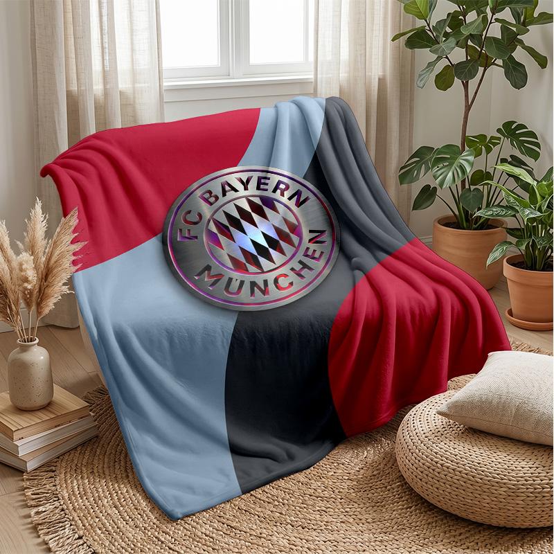 Bayern Munich Soft Flannel Fleece Blanket Lightweight Cozy Warm Throw Blanket For Sofa Bed Home Decor
