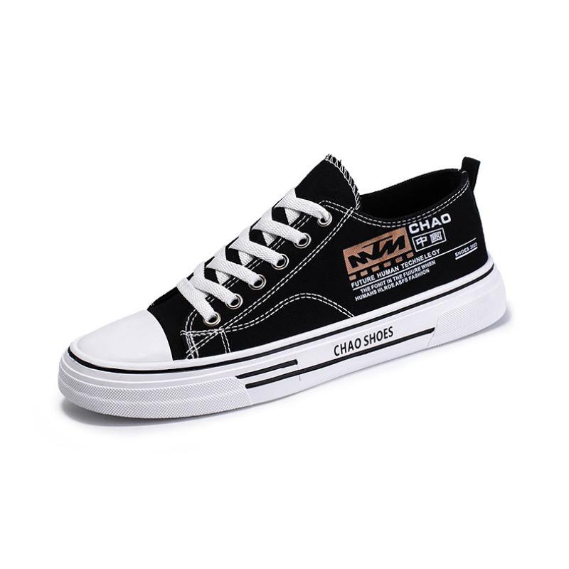 Трендовая парусиновая обувь с низким берцем. Мужская повседневная крутая модная обувь в уличном стиле. Кроссовки в стиле хип-хоп для подростков.