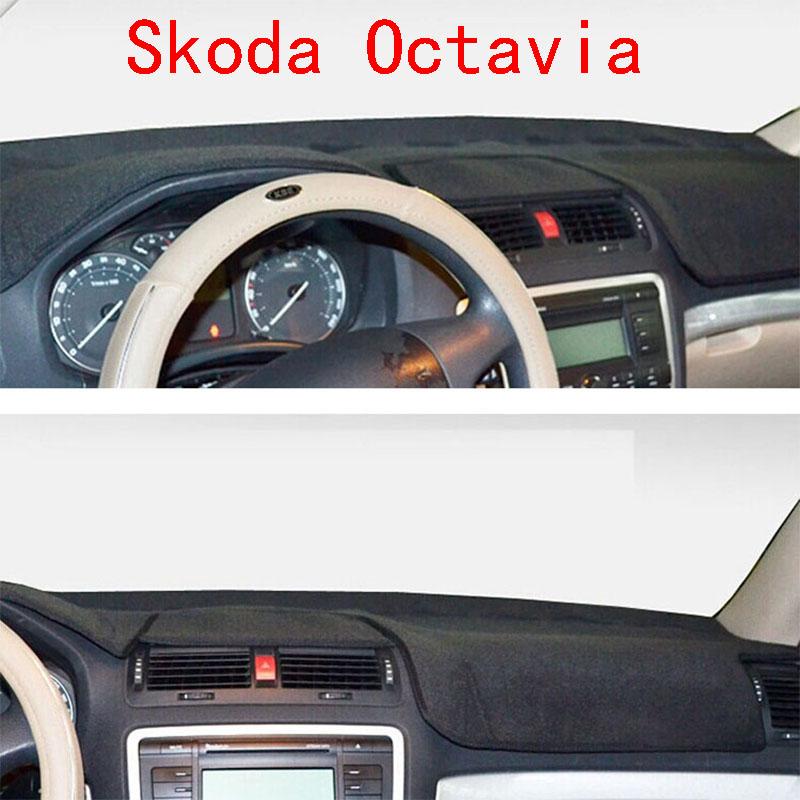 Для Skoda Octavia 2004-2019 Dashmat крышка приборной панели приборная панель солнцезащитная накладка украшения