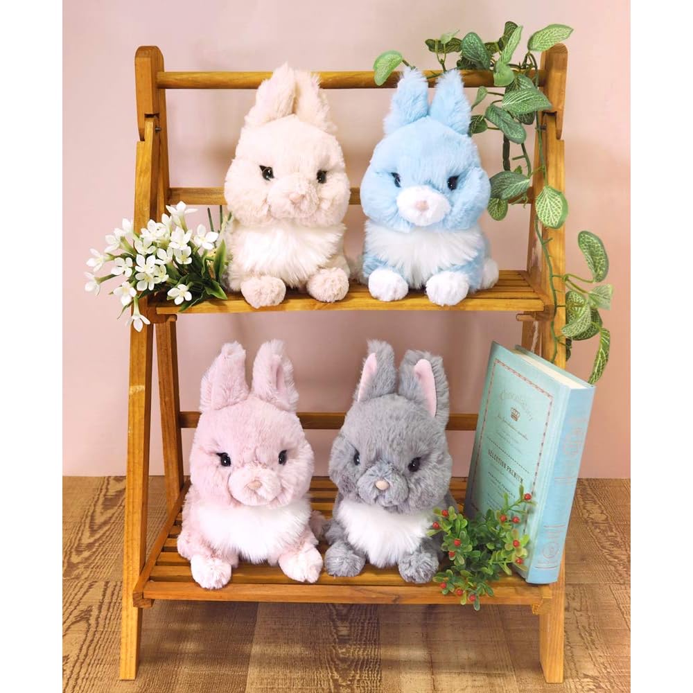 Плюшевая игрушка Кролик Нидерландский Карликовый Sun Lemon Lapinu Розовый 15x17x16см Мягкая игрушка Животное