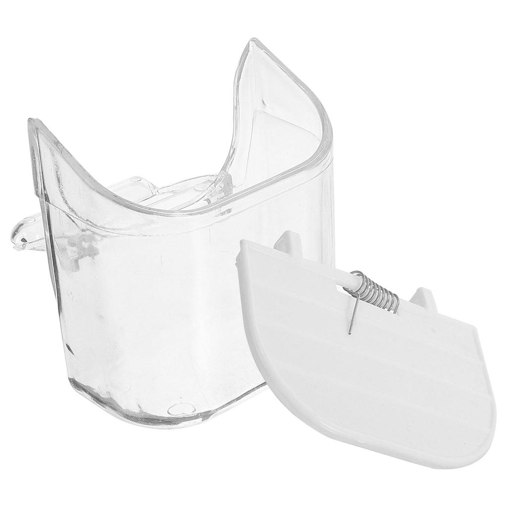 Sturdy Bird Feeder Bowl for Parrots Rabbits Hamsters Large Capacity Clean Anti Spill Food Holder for Bird Cage Indoor