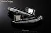 RAV4 Flowing Sequential Door Mirror Turn Signal Chrome with White Exterior Parts Lenses, LEDs,