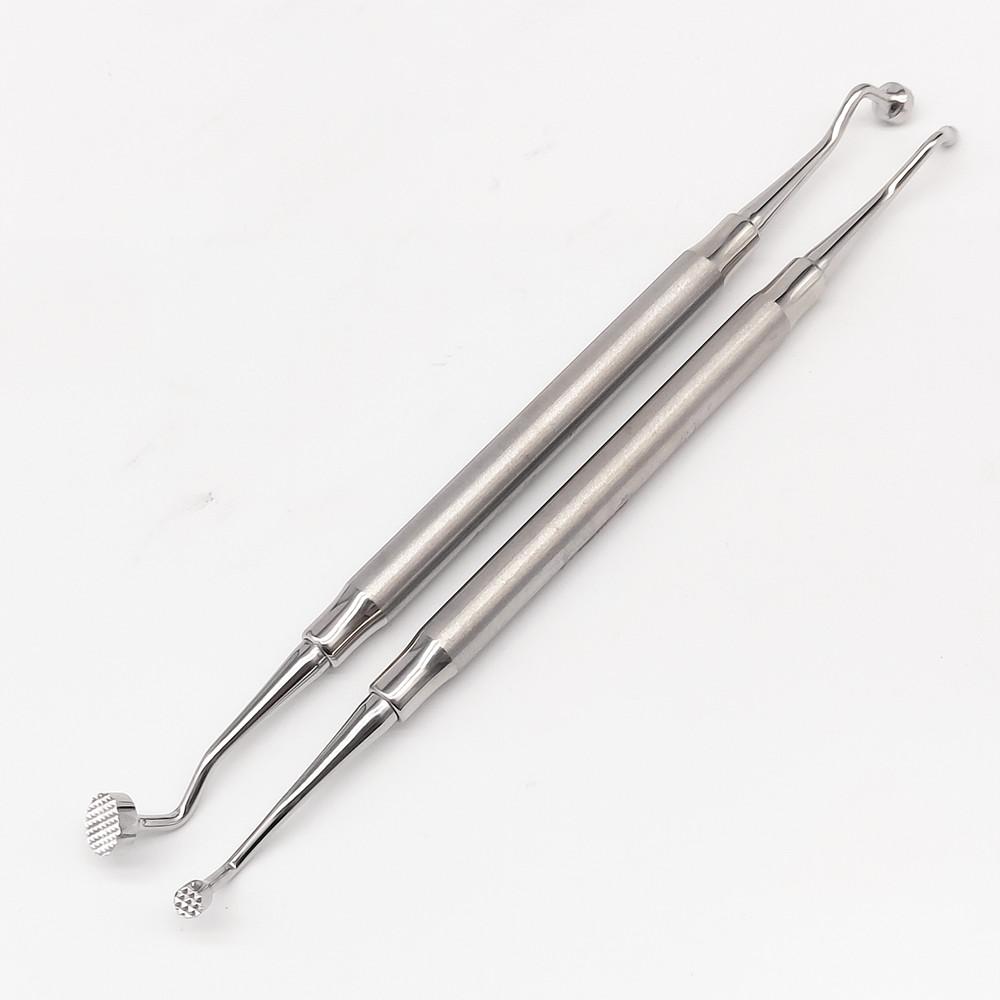 Dental Implant Surgical Bone Compactor Implant Bone Grafting Packer Serrated Tip Bone Plugger Filling Tool Autoclavable