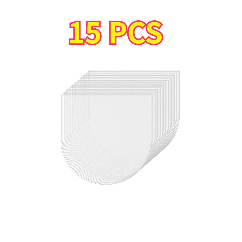 15/30/60 PCS Record Outer Sleeves – 12" Crystal Clear Protective Covers for LP Albums, Dust & Scratch Resistant