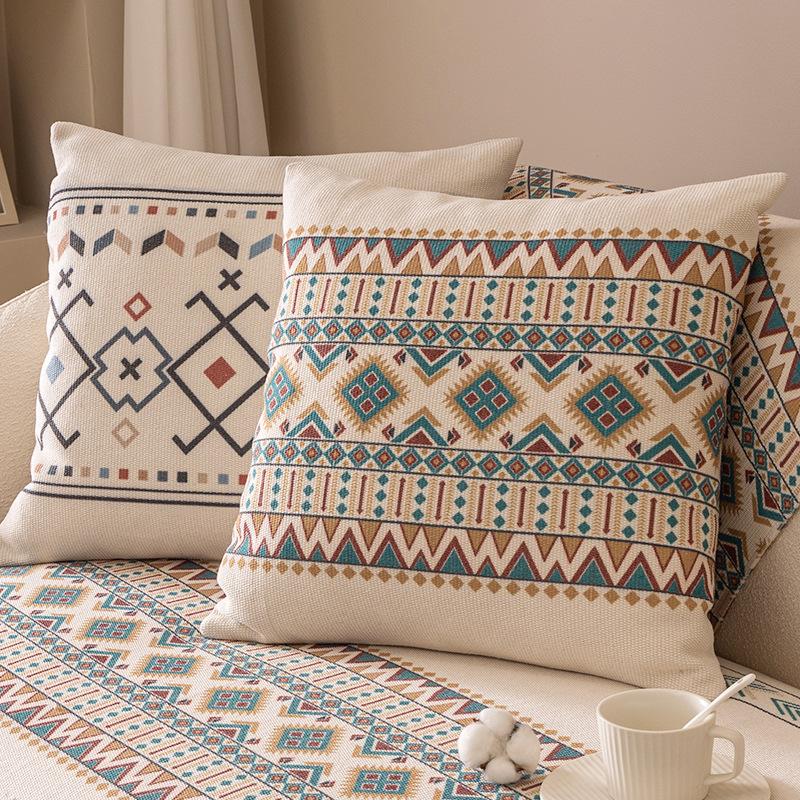 Чехол на диван, универсальная двусторонняя подушка для дивана, четырехсезонная нескользящая подушка, чехол из хлопка и льна, простое скандинавское полотенце для дивана