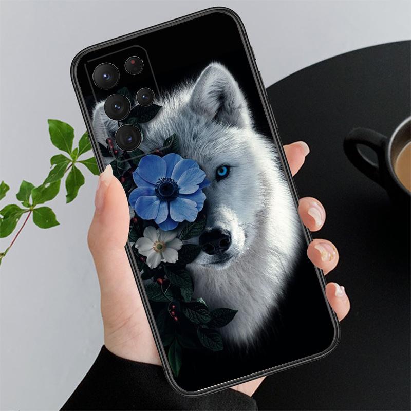 Чехол для телефона Samsung A55 A16 A56 A36 A35 A15 A53 A54 A33 A34 A25 A05S A52 A52S A14 A26 A71 Волк