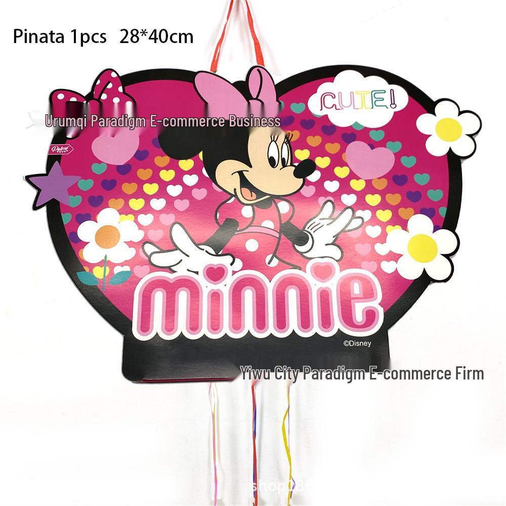 Stitch Princess Superhero Cartoon Birthday Party Pinata Gift Decoration Supplies