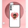 Милый чехол с изображением собак и таксы для Samsung Galaxy S24 Ultra S22 Plus S20 S21 FE S8 S9 S10 Note 10 20 S23 Ultra Cover
