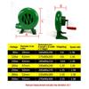 BBQ Picnic Household Blower Hand Crank Fan Manual Barbecue Booster Grill Fire Starter Air Blower