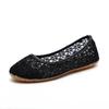 Ladies Shoes 2024 Hot Sale Autumn Women's Flat Shoes Round Toe Solid Net Cloth Breathable Shallow Mouth Casual Shoes Women