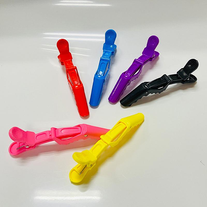 5Pcs/Lot Plastic Hair Clip Hairdressing Clamps Claw Section Alligator Clips Barber For Salon Styling Hair Accessories Hairpin