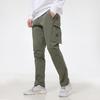Adidas Stretch Pants With Large Pockets Men Bottoms Olive GN7358