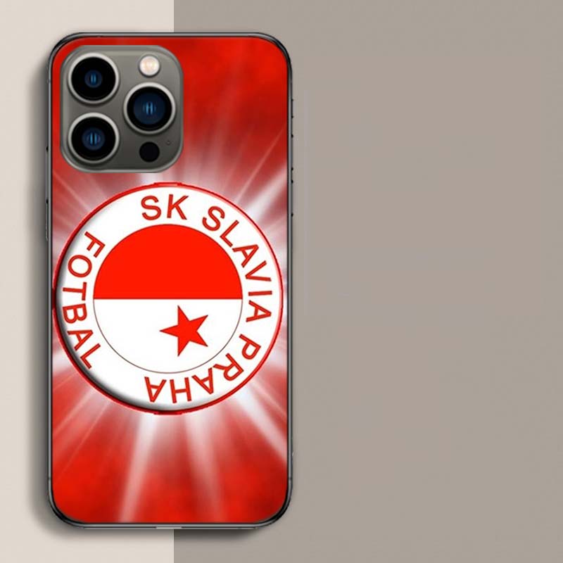 Чехол для телефона SK Slavia Praha Чехия для Apple iPhone 16E 16 17 Pro Max Air 15 Pro 14 Plus 12 13 Mini Милый Fu