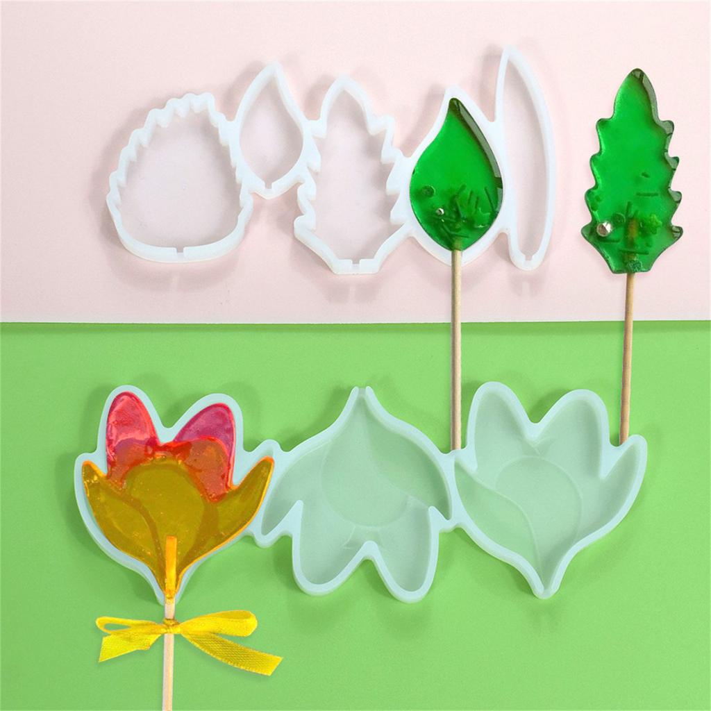 Форма для мастики в виде цветка и листа, Форма для печенья, DIY, Мультяшная пресс-форма для выпечки, Инструменты для печенья на день рождения, Инструменты для украшения торта
