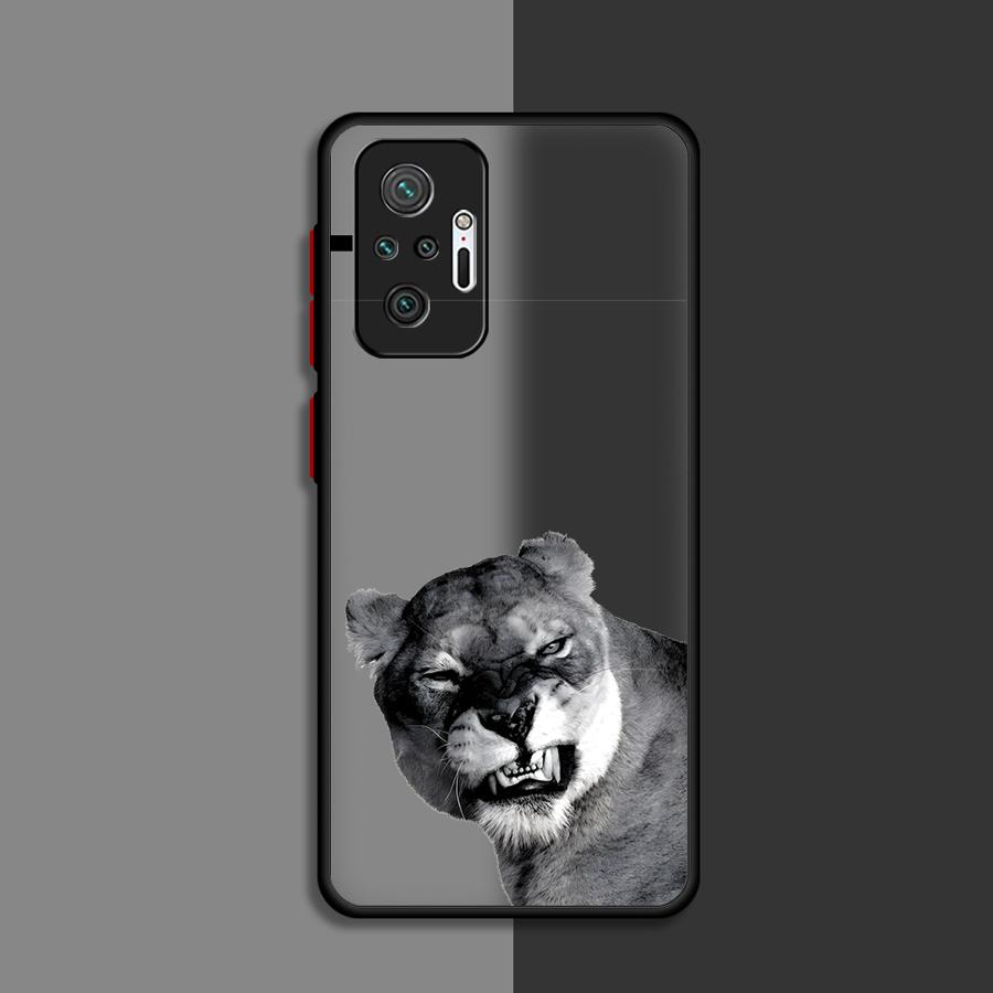 Cool Lion Art Case for Xiaomi Redmi Note 15 Pro A4 9S 13C 14 12 14C 13 10 11 Funda Back Phone Cover