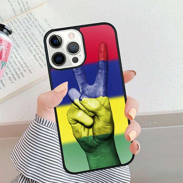 Чехол для телефона Флаг Маврикия Для iPhone 17 Air 15 16 13 14 Pro Max 11 12 14 Pro Max Plus 13 12 Чехол coque Fundas Оболочка